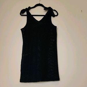 Baltex Swim Coverup Size Small Black